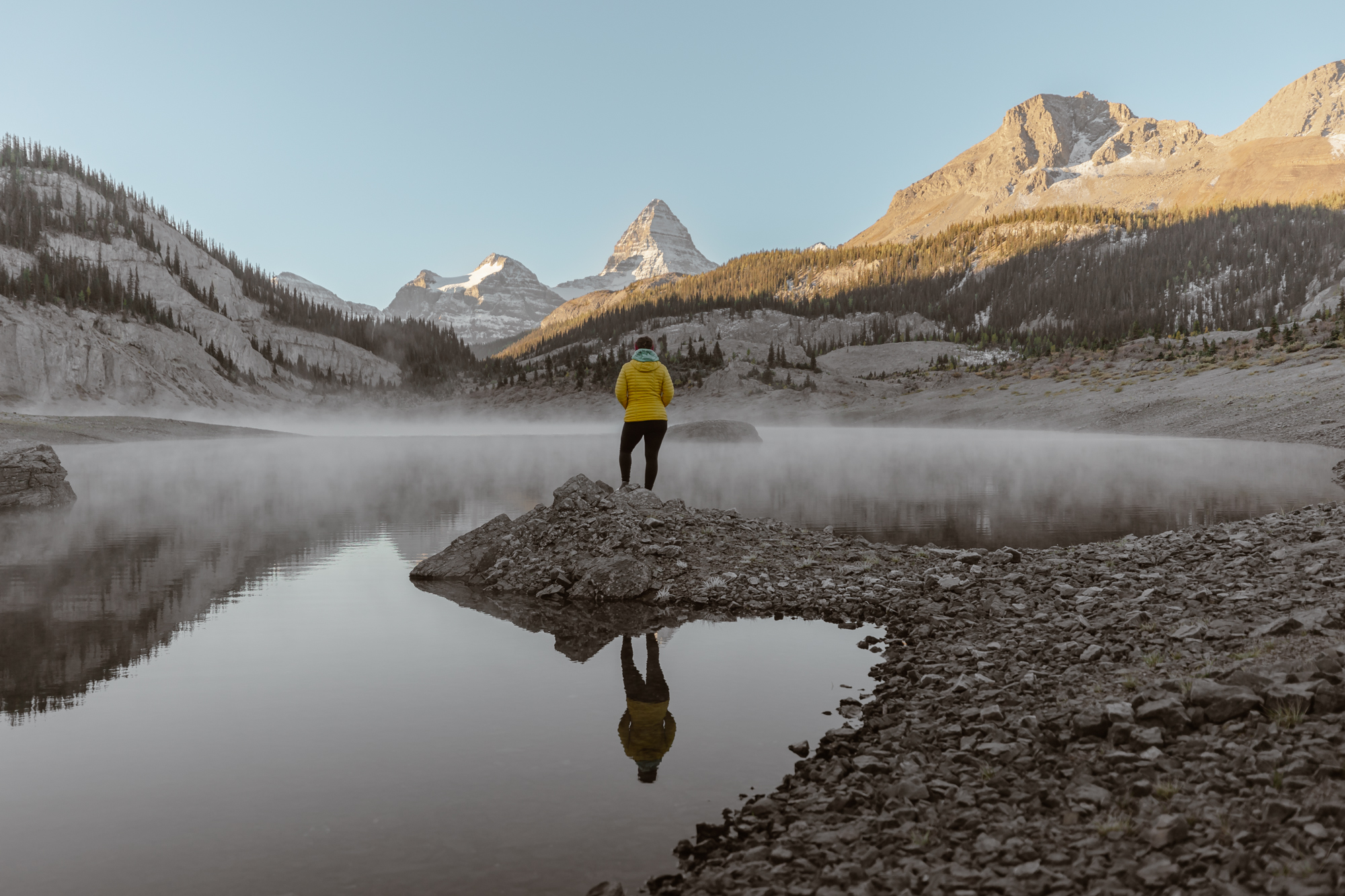 Mount Assiniboine best campsite for vows