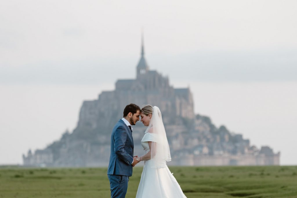 Elopement in Mont Saint Michel, Normandy, France