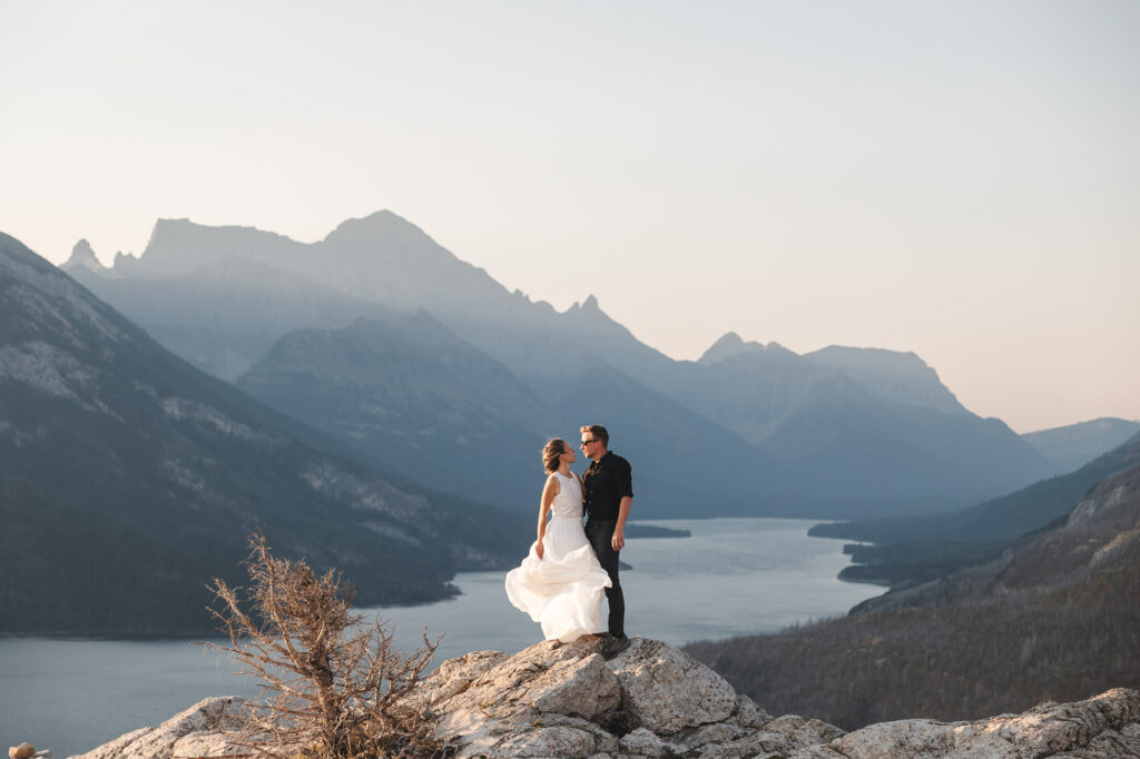 waterton alberta elopement wedding