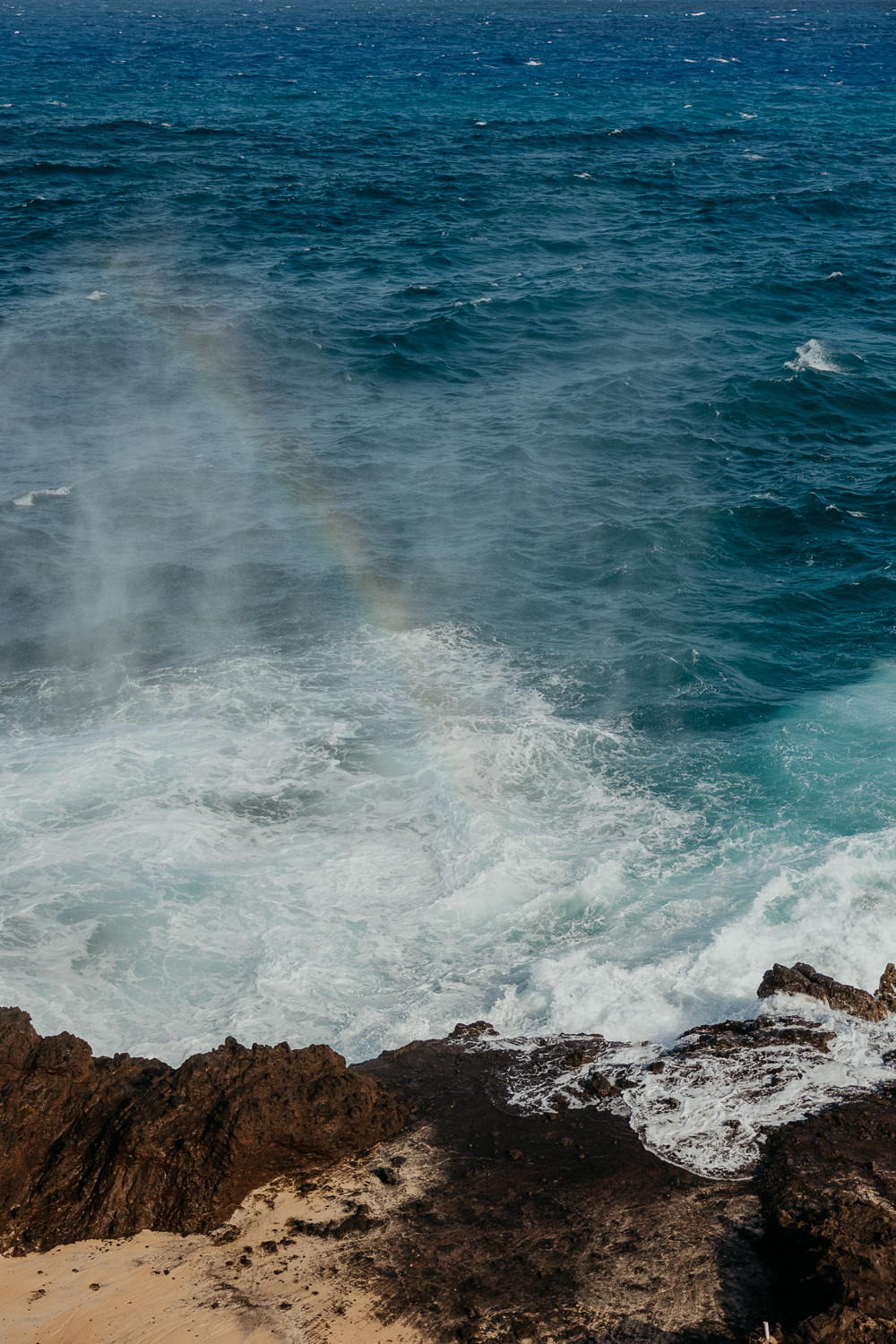 Halona Blow Hole Rainbow